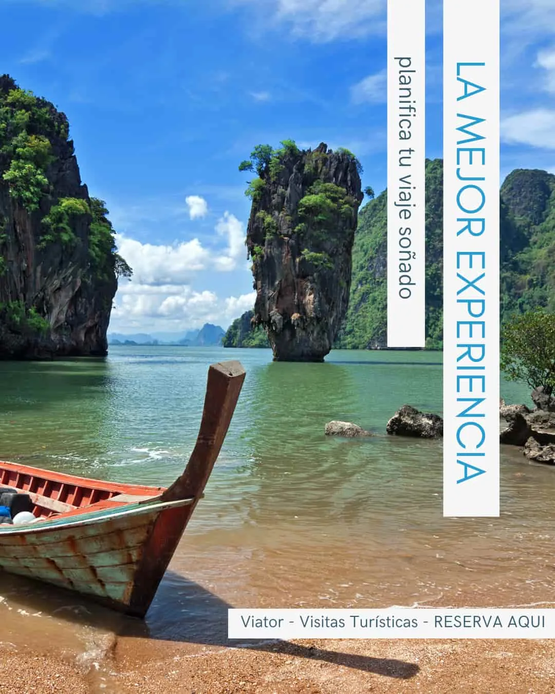 paisaje de costa asiática para ilustrar a Viator