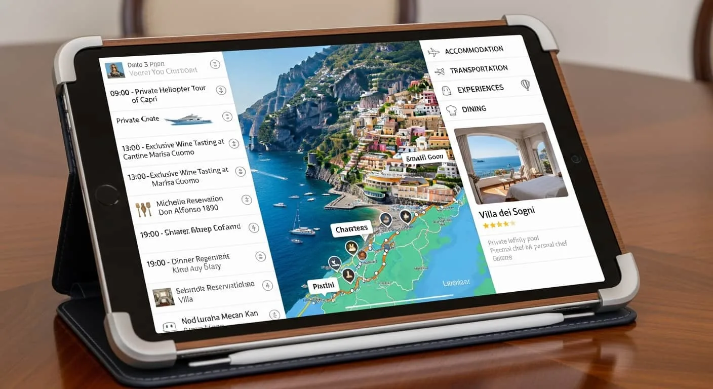 Planificación detallada de itinerario para viajes a medida exclusivos
