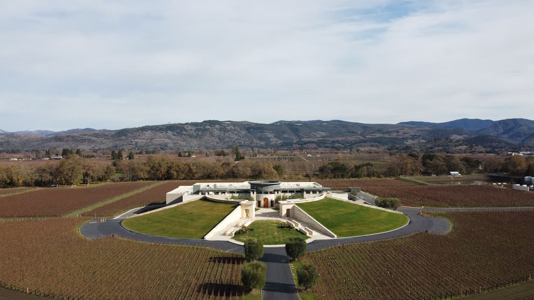 Viñedos del valle de Santa Ynez con bodegas de Pinot Noir en la región vinícola de Santa Bárbara California